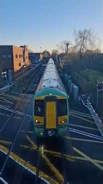 Class377 to Portsmouth is arriving to Chichester and another Class377 to Brighton departs from here