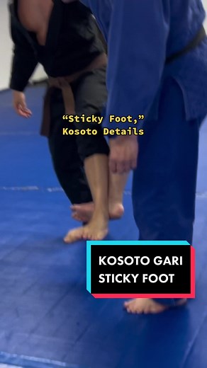 Mastering Sticky Foot Kosoto in Judo Techniques