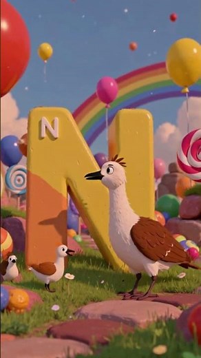 ¡ABC para Niños! 🍎 M-N-Ñ-O | Aprende las Letras 🧒✨ #abcd #kidssongs #shorts