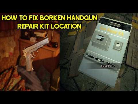 Resident Evil 7 - Repair Kit Location (How To Fix Broken Handgun)
