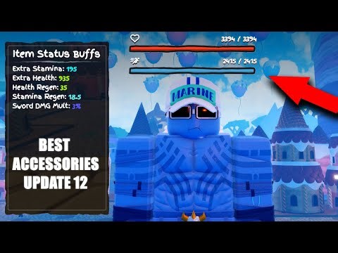 [GPO] THE *BEST* ACCESSORIES TO USE FOR MAX STATS IN GPO! Whole Cake Update