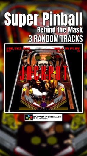 Super Pinball: Behind the Mask [SNES / SFC] | 3 Random Tracks (Shorts)