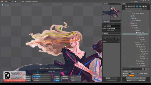 Part 5 Animation workflow Spine 2d and After Effects by DK