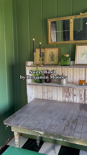 Moody Home Paint Ideas: Sweet Basil by Benjamin Moore