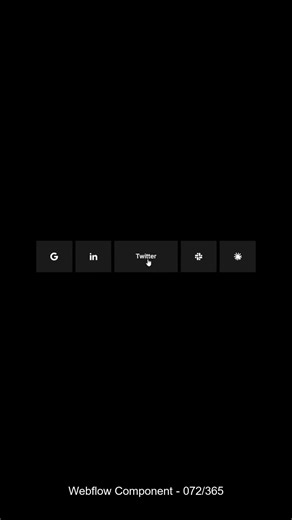 Simple Socials Nav - Free Webflow Component #design #webflow