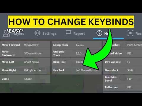 How To Change Keybinds on Roblox(EASY)