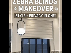 Transform your space with zebra blinds / Stylish and functional window treatment