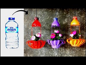 How to Make Hanging Flower Pot From Plastic Bottles | Hanging Pots Ideas For Plants