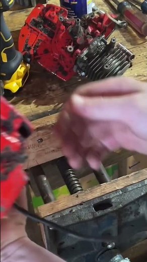 Chainsaw gas tank and case removal! Homelite Super Mini SL small engine repair #shorts #engine #tool