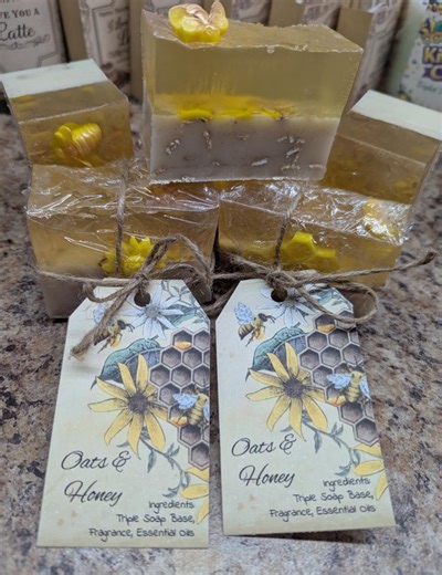 Honey & Oats Natural Artisan Soap - Etsy
