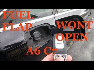 A6 C7 fuel tank flap issue with solution