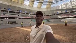President @WilliamsRuto during the inspection of the 60,000-seater Talanta Stadium project in Nairobi. Set to host AFCON 2027, it will be the largest and most modern stadium in East Africa, hosting top-notch football and rugby matches while showcasing Kenyan culture and modern technology.