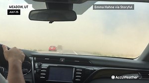 13K views · 194 reactions | According to police, a wind-driven sandstorm led to extremely low visibility on a Utah highway yesterday, causing a chain reaction of crashes that killed at least eight people. Read more here: https://bit.ly/3f0KO2Z | AccuWeather | Facebook