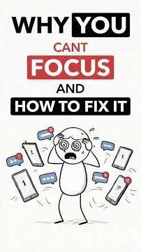 How to Trick Your Brain Into Focusing #StudyHack #BrainTips #Productivity