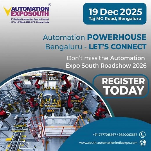 Automation Expo South 2026 | Automation Powerhouse Bengaluru — Let’s Connect!