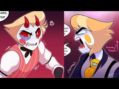 Micheal and lucifer have an argument! - Hazbin Hotel comic dub