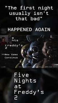 "The first night..." Markiplier FNAF 2 Stream Highlight | #markiplier #fivenightsatfreddys #funny