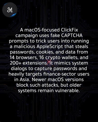 ClickFix macOS attacks use AppleScript stealers to grab credentials and crypto wallets