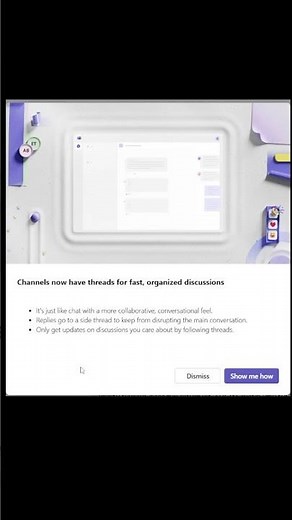 Introducing Teams Channels Threads!