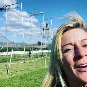 1K views · 45 reactions | Circus Vargas Trapeze experience at the Madonna Inn! Also available; Aerial hoop and Contortion & Hand balancing classes!Book now at www.circusvargas.com | Circus Vargas | Facebook