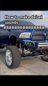 HOW TO MAKE DEISEL SOUNDS