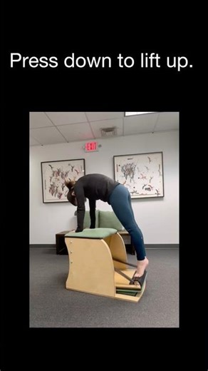 Press Down to Lift Up | Pilates Chair Teaching Tip