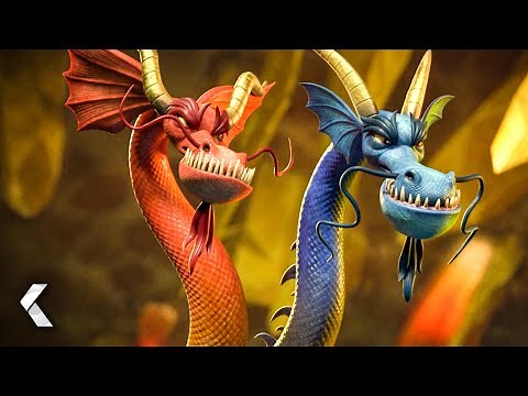 DRAGONS: The Nine Realms Clip - Train A Two-Headed Dragon (2021)