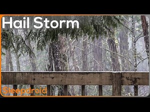 ► 10 hours Relaxing HAIL Storm White Noise Sounds for Sleeping or Tinnitus Masking Relief