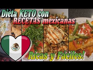 Dieta KETO RECETAS mexicanas 🌶️🥬🍅[RICAS y FÁCILES]🔥🔥