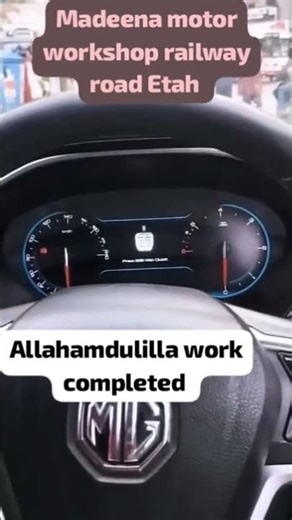 key programming MG hector #mechanic #workshop #youtubeshorts