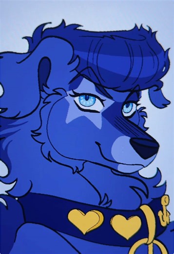 Drawing Joestars as Dogs: Energetic Josuke Poodle