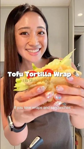 The Ultimate Gluten-Free Tofu Tortilla Wrap! 🌯✨ (High Protein)