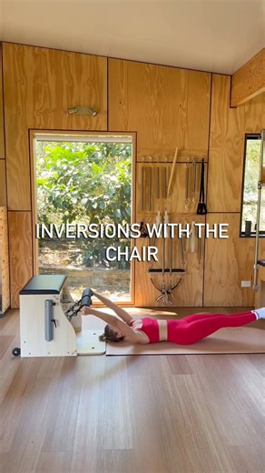 Alaina Walsh | Pilates Instructor and Mentor on Instagram: "✨ Inversions using the Chair ✨ Looking to get creative with inversions? This chair sequence is perfect for challenging your advanced clients. It’s a total body burner that leaves room for progression and play throughout the variations 🥰 Chair focused workshops are available to bring creative chair sequencing to your studio! Message me for details 💕 - - - #pilates #pilateschair #pilatesinversion #advancedpilates #pilatesi