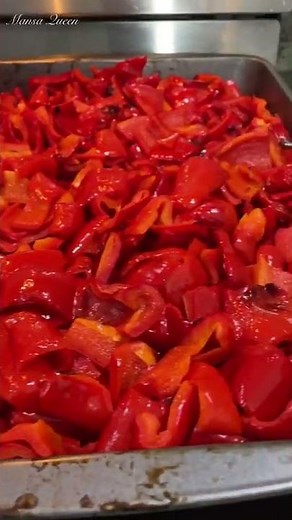 How to PRESERVE RED BELL PEPPERS ~ How to Make Oven Roasted peppers