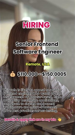 Hiring Senior Frontend Software Engineer