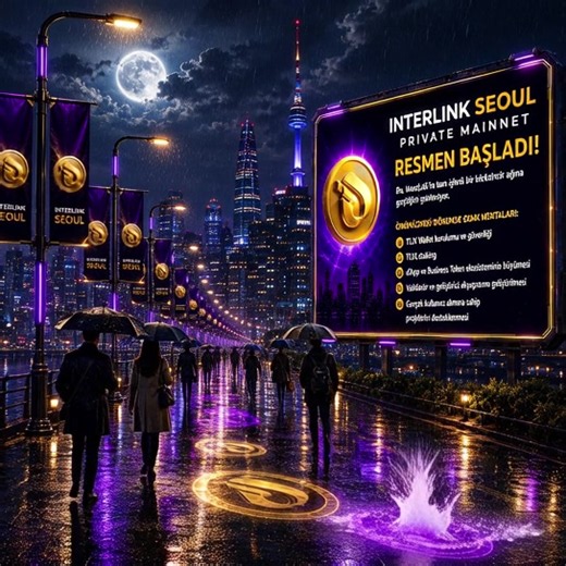🚀 InterLink Seoul Private Mainnet artık aktif! Bu sadece bir güncelleme değil; InterLink ekosisteminin tam işlevli blokzincir altyapısına geçtiğinin en önemli kilometre taşlarından biri. 🌐 Önümüzdeki süreçte odak noktaları: 🔹 ITLX Wallet kurulumu ve güvenliği 🔹 ITLG Staking 🔹 dApp ve Business Token ekosisteminin büyümesi 🔹 Validator ve geliştirici altyapısının güçlendirilmesi 🔹 Gerçek kullanım alanına sahip projelerin desteklenmesi Geleceğin dijital ekonomisi artık inşa edilmiyor; çalışma