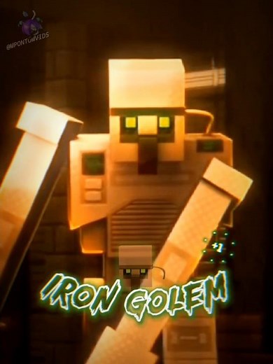 Iron Golem vs Upgraded Iron Golem #adventuremode #unclesalad #enchantedmob #minecraft #vsedit #edit