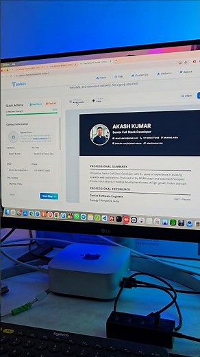 Free Resume Builder | Create ATS-Friendly Resume Online with Toolszu (100% Free)