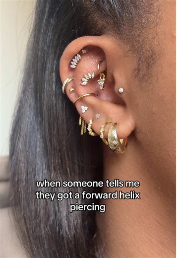Understanding Forward Helix Piercings: Anatomy and Style