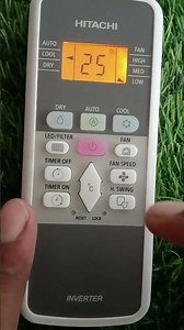 Hitachi AC Original Remote lock button #original