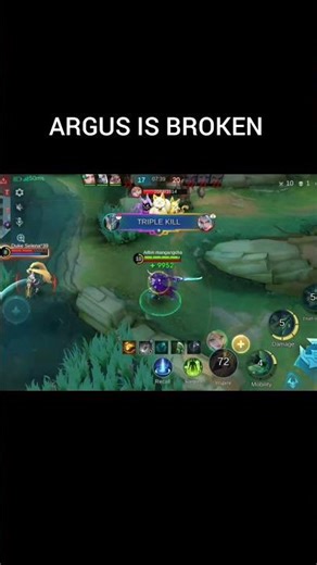 ARGUS IS BROKEN #mobalegends5v5 #moba5v5English #moba5v5pippin