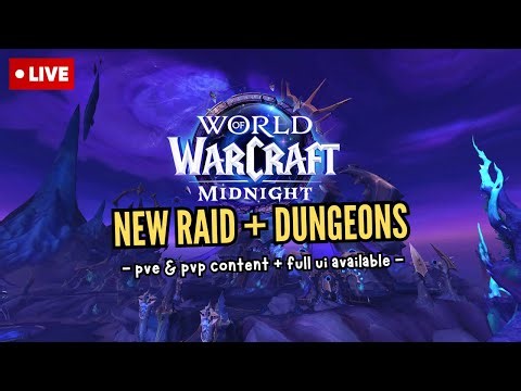New Raid + Dungeons! Gearing & Professions on All 90s | World of Warcraft | Live Gameplay - Luxthos