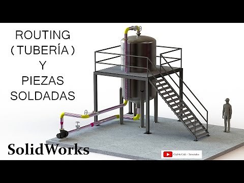 Tubería (Piping) y Piezas Soldadas | SolidWorks Routing