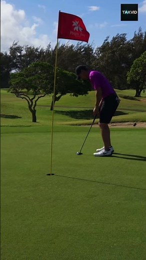 Poipu Bay Golf Course: Putting Skills Highlight #shorts