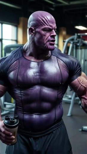 Thanos Crazy Gym Workout 💪🔥#shortvideo #marvel