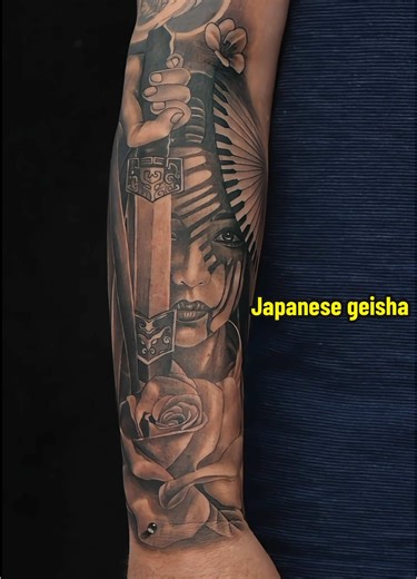 Stunning Japanese Geisha Tattoo Designs at Ink Kingdom