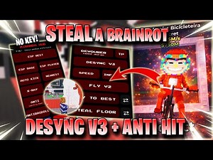 STEAL A BRAINROT *NO KEY* - MIRANDA HUB! NEW UPDATE! INVISIBLE ANTI HIT, DESYNC V3 & MORE! ✅