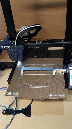calibrating X and Y steps, on the Anycubic Vyper. a simple print to double check!