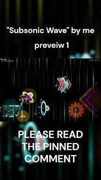 Subsonic Wave preview 1 #geometrydash #gd #gaming #wip #deco #ninecircles