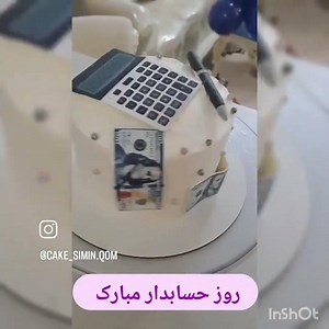 🧮 کیک به شکل ماشین حساب | مخصوص روز حسابدار 🧮 Calculator Cake Design